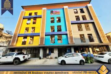 อพาร์ทเม้นท์ SM Residence บางเสาธง สมุทรปราการ