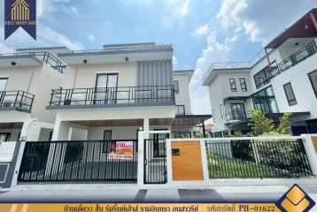 บ้านเดี่ยว 3 ชั้น สไตล์ Minimal Luxury รามอินทรา อนุสาวรีย์ บางเขน ท่าแร้ง