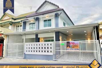 ***บ้านแฝด ม.พฤกษา 19 บางคูรัด บางบัวทอง ตกแต่งใหม่พร้อมอยู่