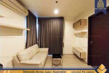 ให้เช่าคอนโด Rhythm Asoke1 ห้องสภาพใหม่ 2 ห้องนอน ใกล้ MRTพระราม 9
