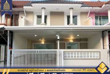 ทาวน์เฮ้าส์ หมู่บ้านบัวทอง 4 ตกแต่งใหม่ทั้งหลังเดินทางสะดวกสบาย