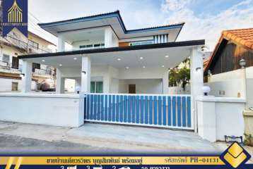 ขายบ้านเดี่ยวรวิพร บุญสัมพันธ์ เขาน้อย บางละมุง พร้อมอยู่ แถมแอร์เฟอร์นิเจอร์ครบครัน