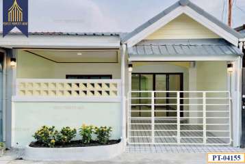 ทาวน์เฮาส์ชั้นเดียวพร้อมอยู่หมู่บ้านตะวันงามบางใหญ่