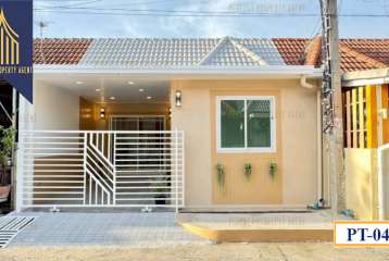 ทาวน์เฮ้าวส์ชั้นเดียวบัวทอง 4 ตกแต่งใหม่บางบัวทอง