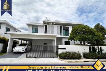 For rent บ้านพร้อมอยู่ มัณฑนา บางนา กม.15 ใกล้เมกะบางนา บางนาตราด เฟอร์นิเจอร์ครบครัน