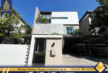 ขายบ้านตัวอย่าง Nirvana Absolute Bangna บางนาตราด กม.10 เฟอร์นิเจอร์บิ้วอินทั้งหลัง พร้อมเข้าอยู่
