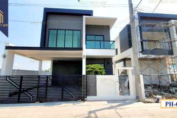 ขายและให้เช่า บ้านสร้างใหม่ ใกล้เมกาบางนา ทำเลดีมาก สนามบินสุวรรณภูมิ